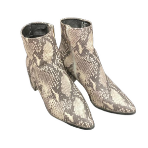 Madden Girl Dafnii Snakeskin Booties Size 9